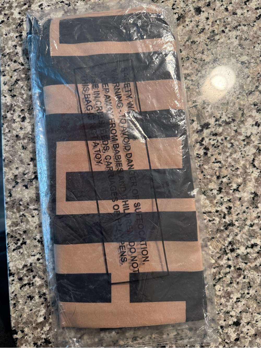 Black & Beige Geometric Wrap Maxi Skirt/Sarong - Picture 5 of 5